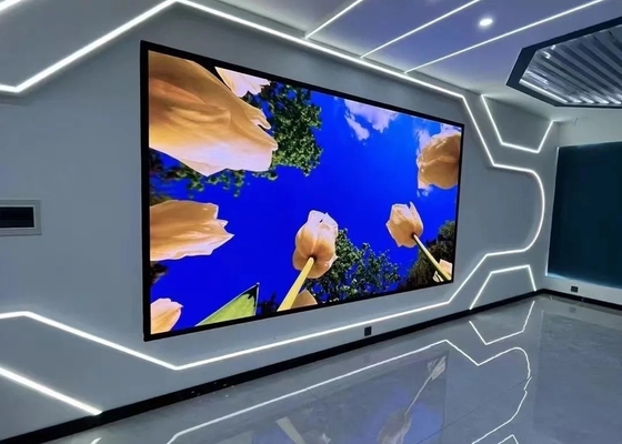 100000 ore di durata P3.91 Display di segnaletica per tende a rete a LED all'interno con densità di pixel 65410 e trasparenza chiara