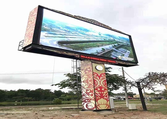 Display LED a colori esterni P10 Pilar Screen IP65 Large Size 1/4 Scan Mode
