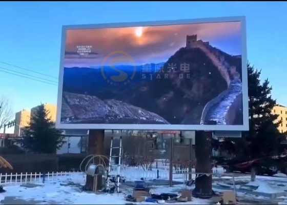 Display LED a colori esteriori a prova d'acqua P10 schermo pubblicitario di alta qualità 1/4 modalità di scansione