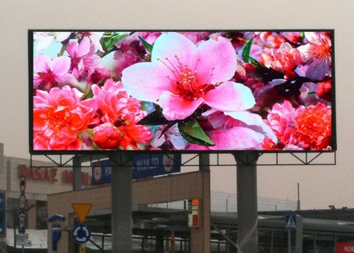 Il colore pieno all'aperto esile silenzioso ha condotto l'esposizione Hd/Van Screens Wall di sollevamento di Square Led