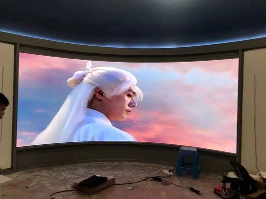 P3.91 Display a LED interno Display a schermo in alluminio stampato Display HD Full Color Stage 500x1000 Cabinet
