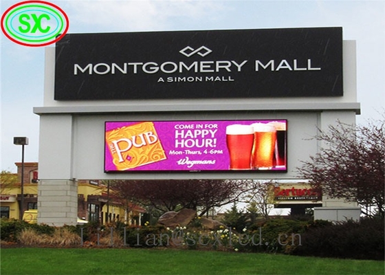 Nova System P10 Full Color LED Display Board Modulo di schermo impermeabile montato a muro fisso