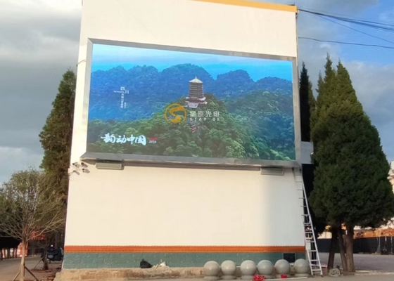 6000 Nits Outdoor Full Color LED Display P8mm HD IP65 Pixel Panel Installazione fissa
