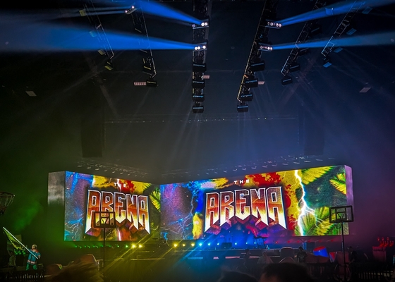 Capacità video a colori HD gigante 20ft schermo a LED fisso impermeabile IP65