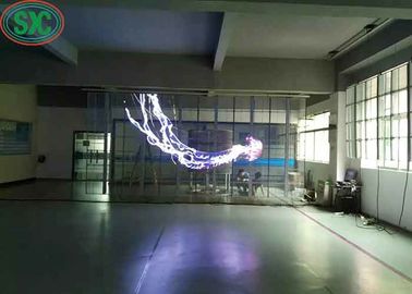 Grande angolo di visione trasparente schermo a griglia a LED a colori piatti 3 anni di garanzia
