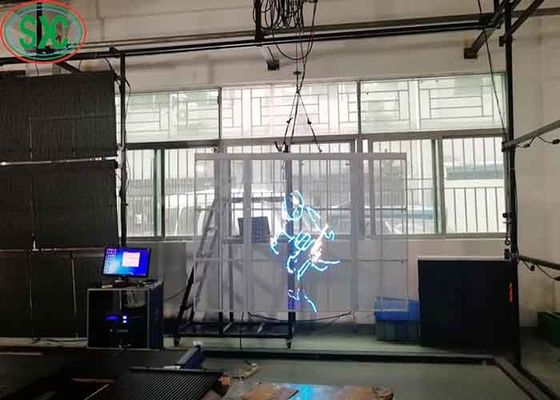 Schermo LED trasparente ad alta risoluzione a colori COB impermeabile SMD1921 3 anni di garanzia