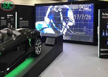 schermo trasparente a LED alta luminosità parete trasparente a colori 32768 punti/metro quadrato
