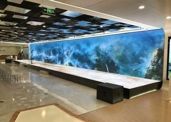 Prezzo buono Display a colori pieni a LED, schermo a curtain wall, schermo a curtain di stadio all'interno a LED.5 in linea