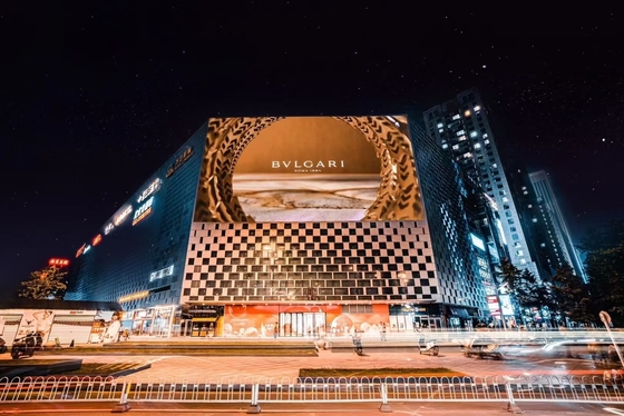 P10 Pubblicità all'aperto a colori LED Billboard Sistema di controllo Novastar Installazione fissa