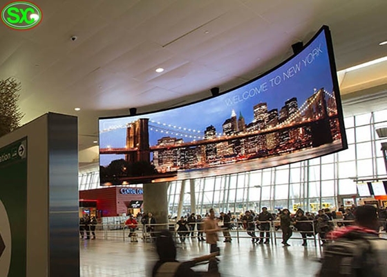 Display LED a curtainera P10 a display LED a colori pieni IP65 a prova d'acqua