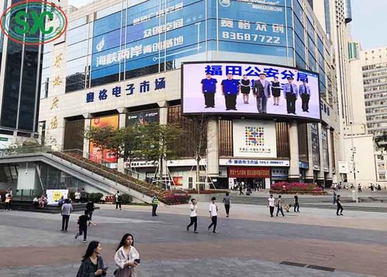 Fissa P6 all' esterno Display a LED a colori completo Armadio in ferro 3 anni di garanzia