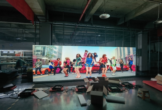 P3 Indoor Led Display For Stage Video Backdrop P3 Led display screen 576x576mm, 3840hz rinfresco,1000 luminosità