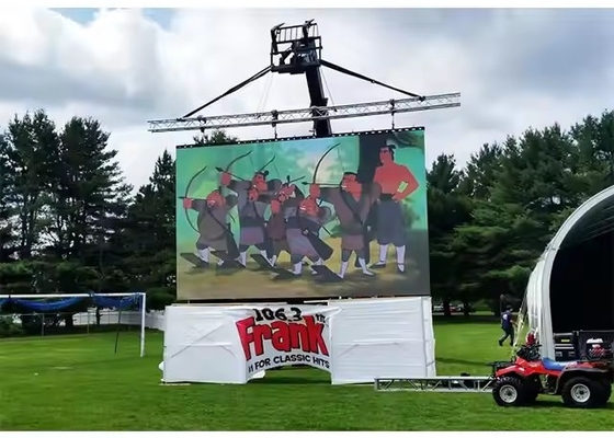 Epistar Chip Video Wall Outdoor Full Color LED Fusione a stampa in alluminio Alloggiamento in ferro/acciaio