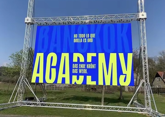 P6 ad alta risoluzione schermi pubblicitari all'aria aperta a led offerta video muro a colori
