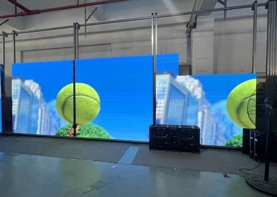 Fissato / Noleggio IP65 P10 Escenario pubblicitario all'aria aperta a LED Grande angolo di visione Armadio in ferro impermeabile