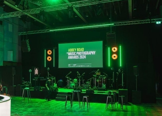 schermo da palco alto tasso di aggiornamento display LED a colori esterni P8 fisso/noleggio IP65 impermeabile