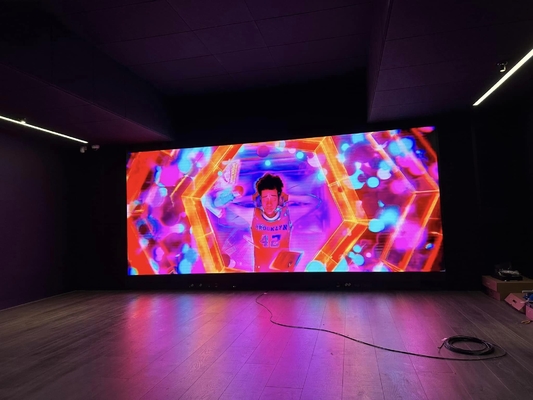 schermo curvo ultra-chiaro con elevato tasso di aggiornamento 400x300 mm schermo a LED, tre in uno a colori