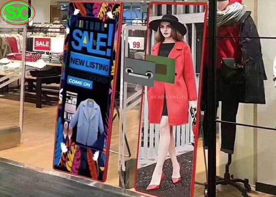 Il bordo di pubblicità principale portatile P3, il RGB SMD 2121 ha condotto il manifesto dello specchio