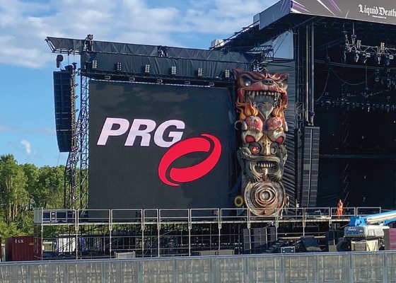 Armadio in ferro e acciaio P5 SMD Indoor Full Color LED Screen Rental per stadio di calcio 64x32 Dot Matrix / Eco-friendly