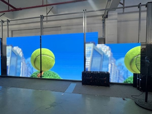 Sfondo del palco dell'evento 500*1000mm P3.91 schermo di visualizzazione video a LED con luminosità 1000cd/m2 e parametro LED R 625-630nm