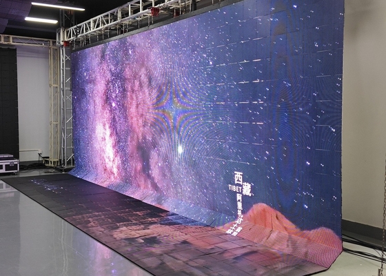 P8 Outdoor Die-Cast Aluminum Cabinet Stage LED Screen IP65 Full Color Chipset 1/4 Scan Mode 7500cd/Sq Luminosità