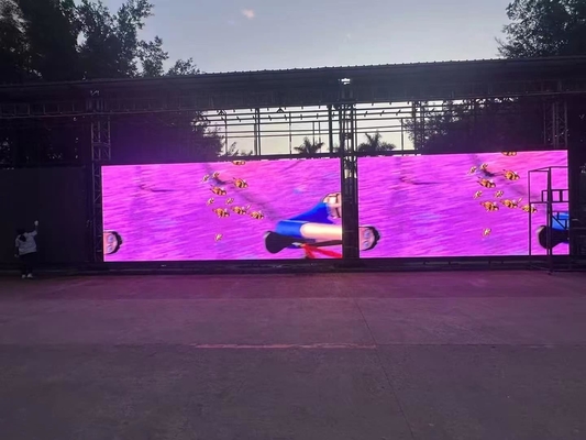 Display a LED in alluminio/esterno a fusione a stampa 1R1G1B P4 Modulo dimensione 256*128mm