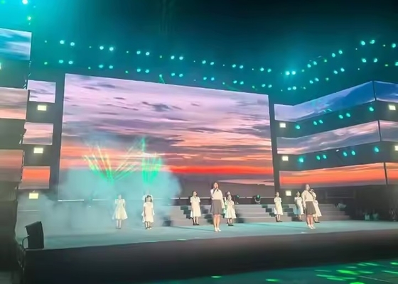Concert Stage Rental Die-Cast Aluminum Indoor Full-Color LED Display P5 HD Grande schermo Alta risoluzione