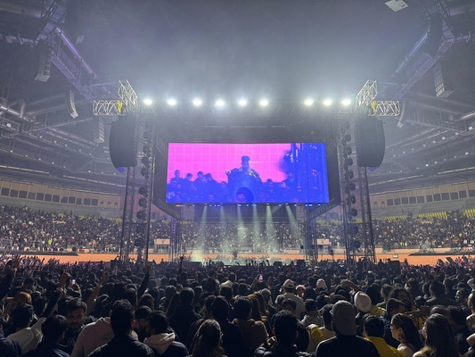 Ultra Slim Indoor P5 Advertising LED Rental Screen, impermeabile 960 mm x 960 mm