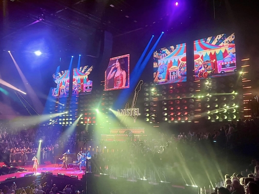 Noleggio Armadio in alluminio a fusione a stampa P10 Stage Super Large Screen LED Billboard, Protezione IP65