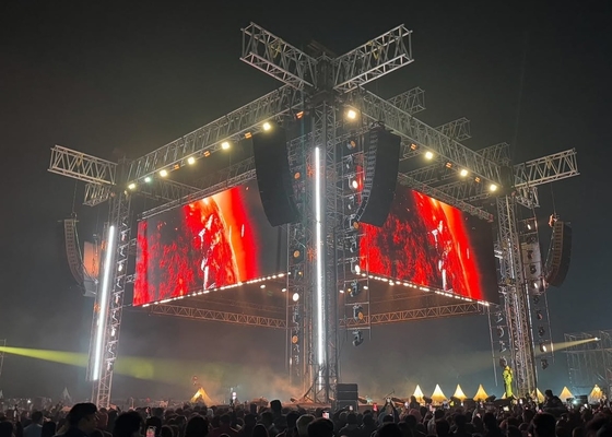 Noleggio schermo in alluminio a fusione a stampo 6mm Display Billboard, sfondo del palco Display LED