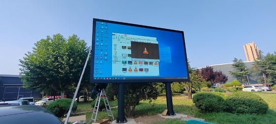 La luminosità di altezza SMD3535 ha condotto la pubblicità dell'all'aperto di colore pieno di pubblicità dello schermo riparato installa il tabellone per le affissioni di P10 P8 P6 P5 LED