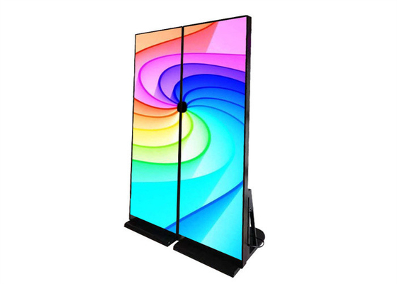 1/32 scansione a terra in piedi LED display interno P2.5 poster LED schermo 640 * 1280mm