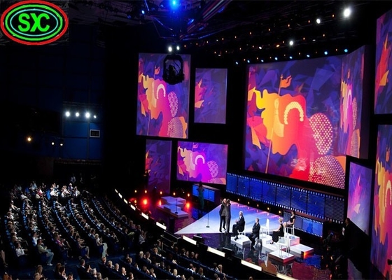 P4 Full Color Indoor LED Video Wall Screen 80*40 Modulo Risoluzione Cartelloni pubblicitari