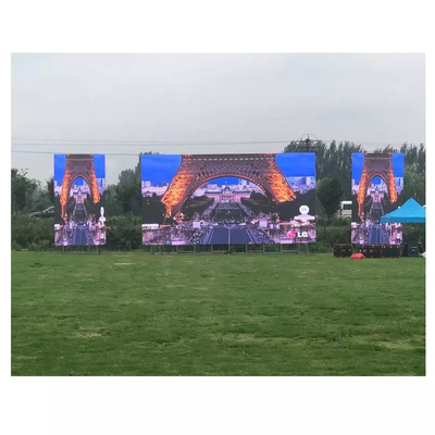 P10 all'aperto armadi in acciaio a LED a colori fissi installazione a LED schermo pubblicitario a LED