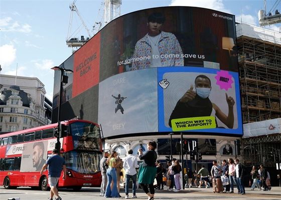 P8 Outdoor SMD LED Advertising Screen 8mm Pitch IP65 impermeabile