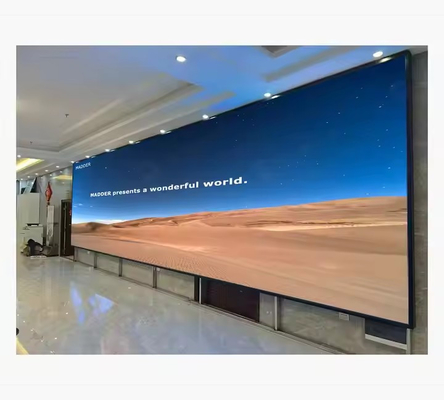 schermo video a parete ad alta definizione per pubblicità all'interno a LED con opzioni per armadi di ferro o alluminio a colori pieni