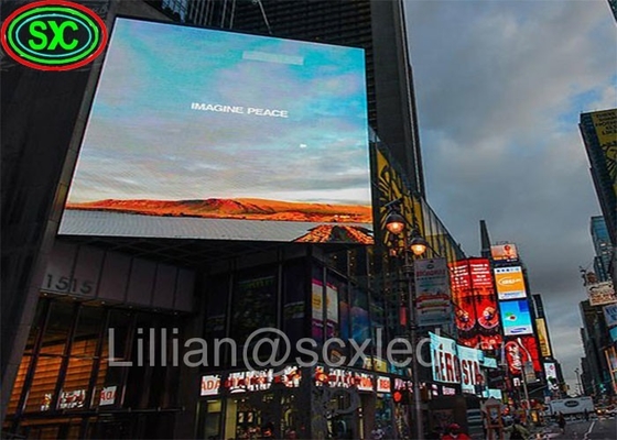 Display all'aperto a colori P6 a LED Servizio posteriore Cartellone pubblicitario personalizzato