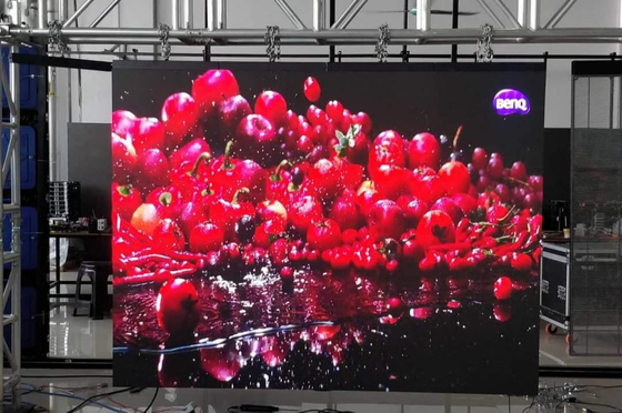 HD Full Color Video Advertising Led Screen G3.91-7.82 Vetro interno vetro trasparente LED Display