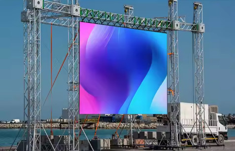 Cartellone a LED Epistar P8 a colori con frequenza di aggiornamento 3840Hz