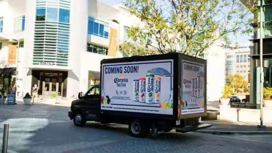 SMD2121 Display a LED per camion mobile a tubo a colori pieni