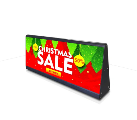 256mm x 128mm Cabinet Size P4 Full Color Cabin Car Screen con design impermeabile e 3