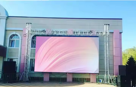 Manutenzione Front End Full Color LED Digital Signage Signage 10mm Pixel Pitch Iron Cabinet