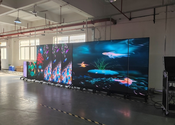 4mm Risoluzione Novastar P2.6 P2.97 P3.91 P4.81 Display a LED per noleggio all'aperto con armadio in alluminio 1R1G1B Configurazione dei pixel