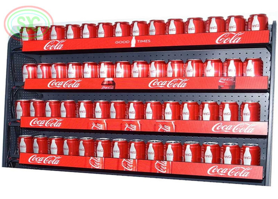 Squisito segno a LED piccolo pixel passo X1.876 scaffale LED display LED striscia per negozi o supermercati