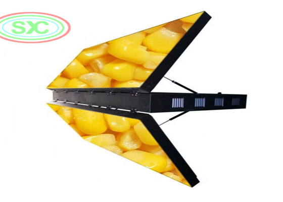 Segnale a LED a due facce a LED, cartellone pubblicitario, distanza di visione 6 metri, schermo a LED esterno