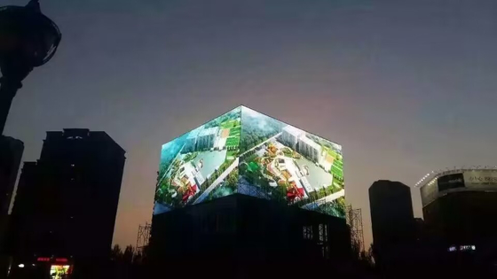 Display LED ad alta risoluzione p10 all'aperto a colori pieni con prestazioni stabili per il segnale di trasmissione televisiva 10mm Pixel Pitch 7000 cd/m2 Luminosità 16.7 milioni di colori IP65/IP54 Protezione 800W/m2 Potenza massima