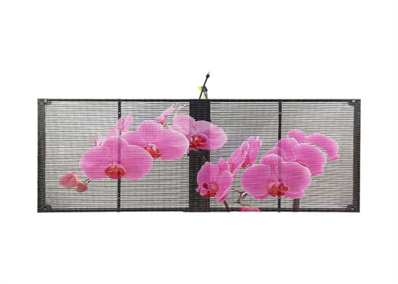 Segnale LED trasparente ad alta luminosità G3.91-7.82 Display a LED 1000*500mm in alluminio pressofuso