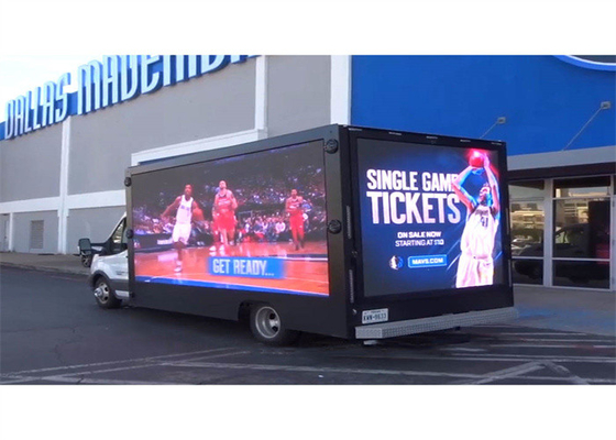 Display a LED di autocarro mobile resistente Epistar full color Tube Chip 62500 punti/mq