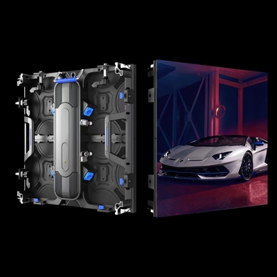 schermo a LED in alluminio a fusione a prova d'acqua, P4.81 HD LED Video Wall Panel 250*250mm Modulo IP65 Scansione 1/13