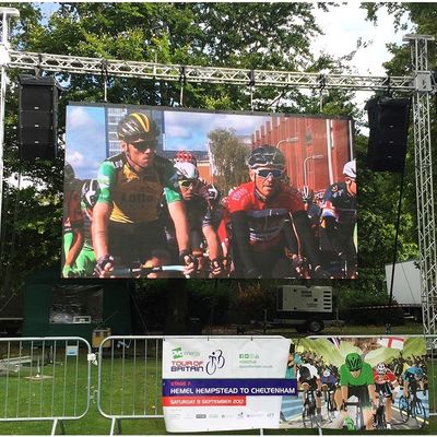 Schermo a LED a noleggio P2.5 HD a colori per esterni per stadi sportivi, garanzia di tre anni